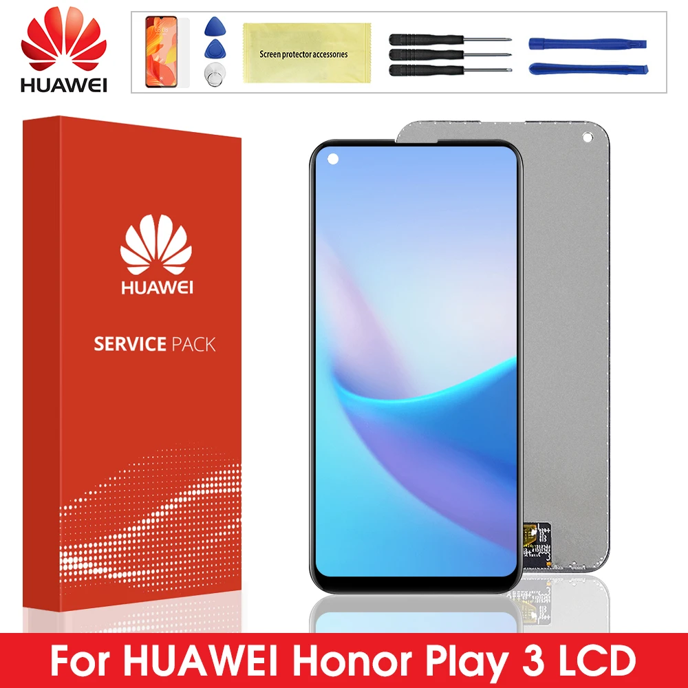 Оригинальный ЖК-дисплей 6 39 дюйма для Huawei honor play 3 play3 с сенсорным экраном и