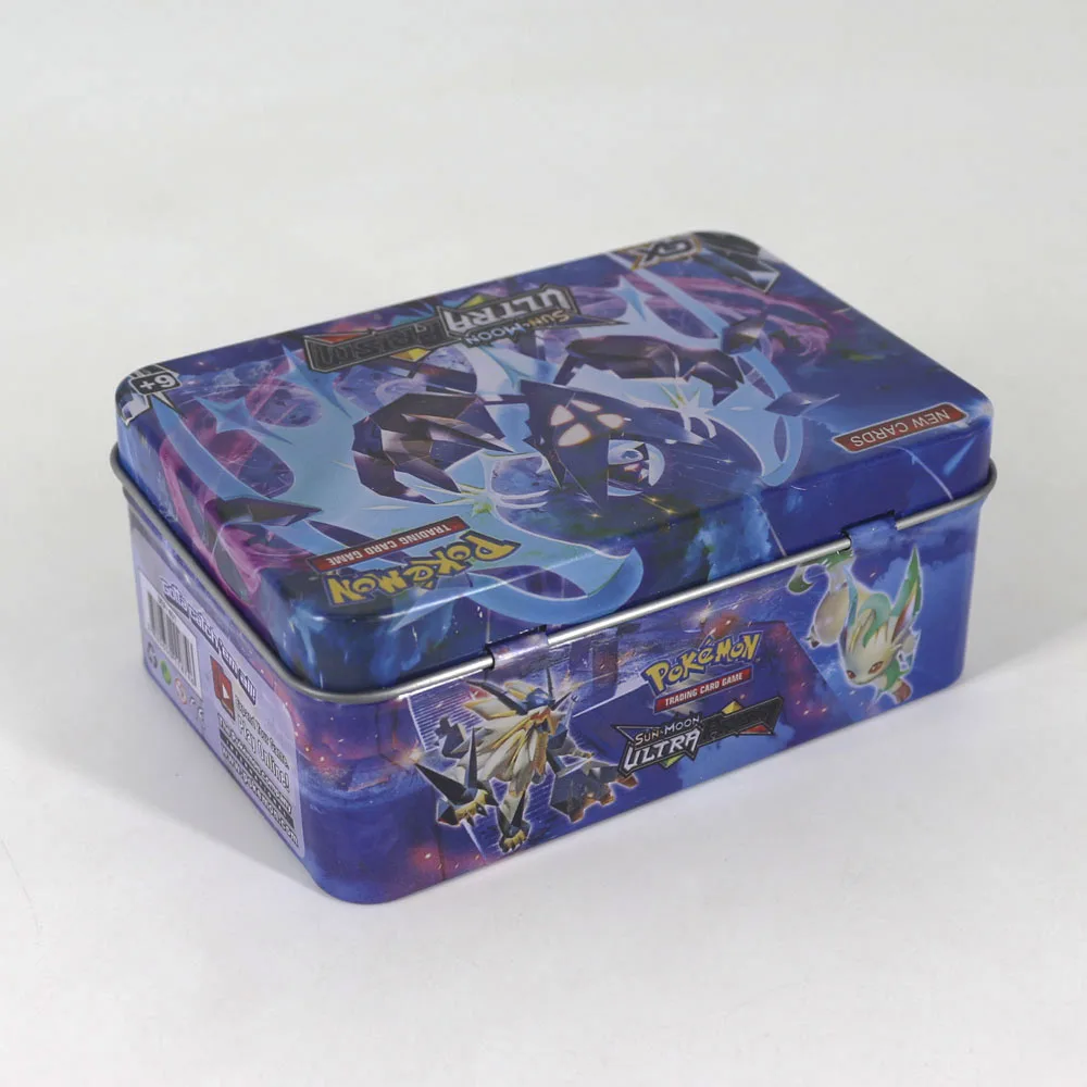 Takara Tomy 42 pièces cartes Pokemon pour enfants jouer carte jouet Collections métal boîte VIP carte or