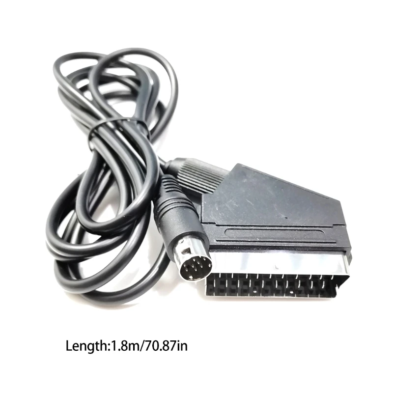 Свинцовый кабель RGB Scart для sega -Mega Drive 2 -Genesis Megadrive MD2 AV 1 8 м | Электроника