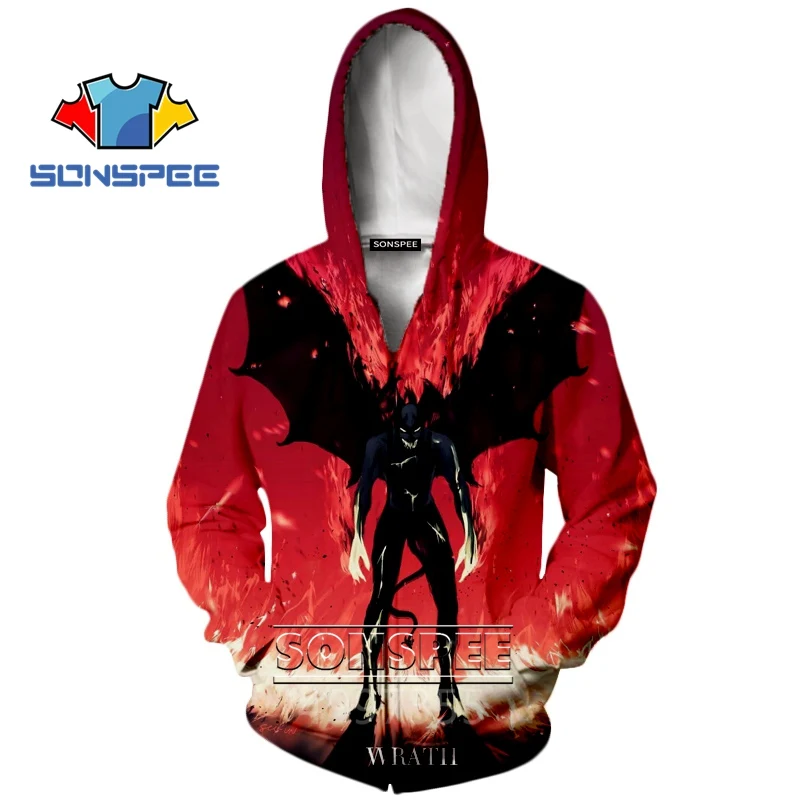SONSPEE аниме 3D принт DEVILMAN crybaby Harajuku толстовка для мальчиков и девочек подростков повседневные толстовки уличная толстовка с капюшоном одежда Z34