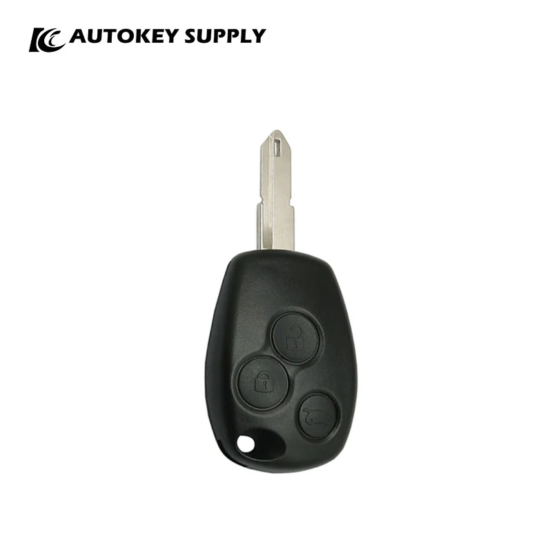 Для Renault 3-кнопочный дистанционный ключ с лезвием без логотипа (Ne73) Autokeysupply AKRNS227 |