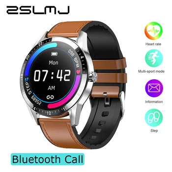 

Bluetooth Call Smart Watch Men Business Style Heart Rate Monitor Tracker Waterproof Full Touch Smartwatch For Android IOS Phone