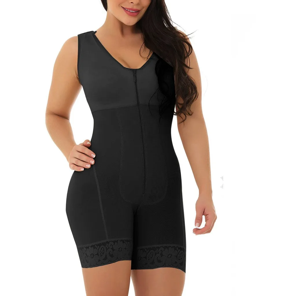 6XL размера плюс, женское корректирующее белье для всего тела, под грудью, для похудения, до середины бедра, Корректирующее белье fajasTummy, бесшовный послеродовый пояс для тела