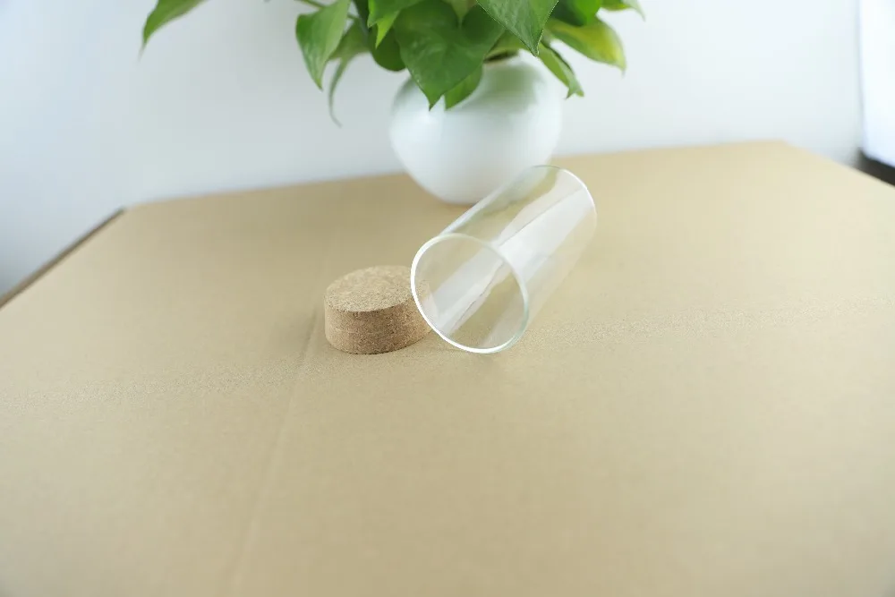 3pcslot 55mm Diameter Glass Airtight Canister Kitchen Storage Bottles Jars Thick Glass Bottles Food Container (10)