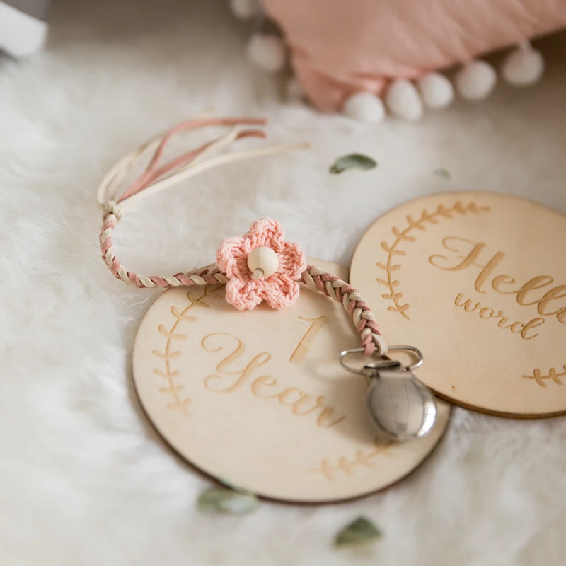 

Pacifier Clips Chain Flower Dummy Clip Pacifier Holder Nipple Soother Chain For Infant Baby Feeding Weaving