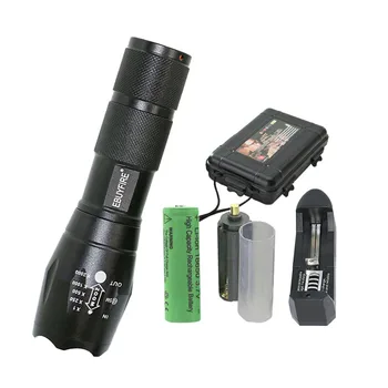 

LED Flashlights XM-L T6 E17 Torches 3800LM 18650 Battery 3x AAA Waterproof Adjustable Zoom Torch Lantern High Power Headlights