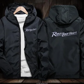 

2020 Motorcycle Jacket Windproof for Revs your Heart Jacket Mobike Riding Hooded Suit Windbreaker Racing Suit YM