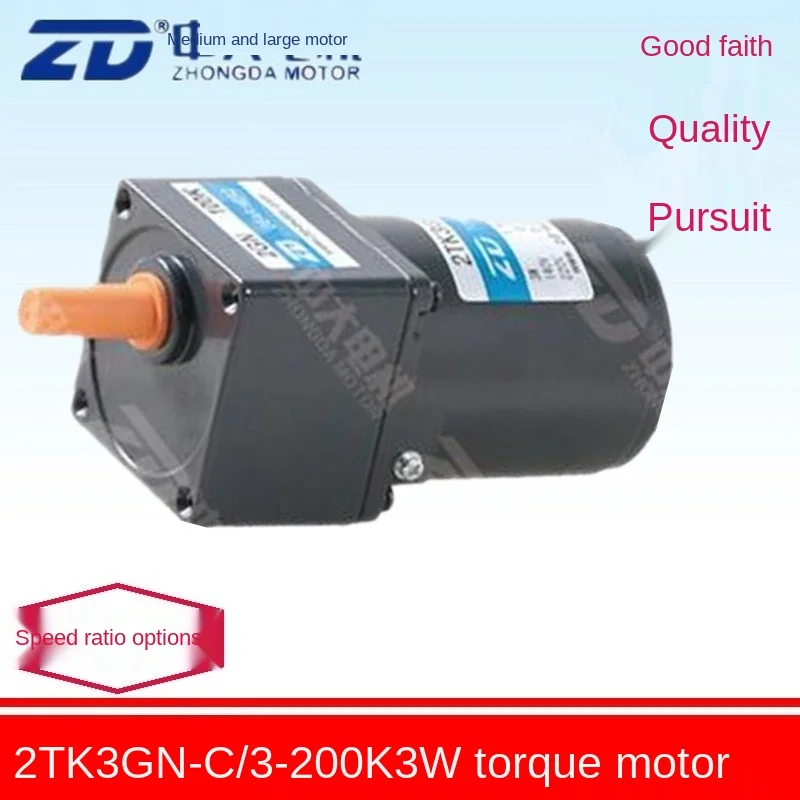 3W Torque Motor 2TK3GN-CP/3K~200K 220V Rewinding Torque/Locked Rotor Gear Motor