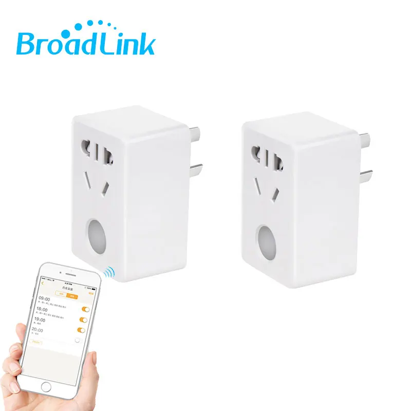 2PCS SP mini3 Broadlink SP Mini3 управление мини 3 беспроводной Смарт розетка Wifi 4G пульт дистанционного управления дизайн умный дом автоматизация - Цвет: 2PCS SP mini3
