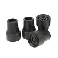 4 Pcs Anti Skid Rubber Walking Stick Ferrules Crutch Bottom Pads Heavy Duty Cane Bottom Ends Protector Spare Replacement 2