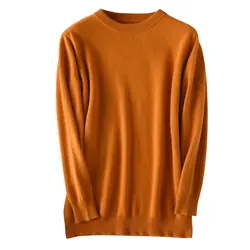 2019 Модные мужские кашемировые свитера и шерстяной мужской свитер с круглым вырезом и длинным рукавом толстые теплые кашемировые пуловеры