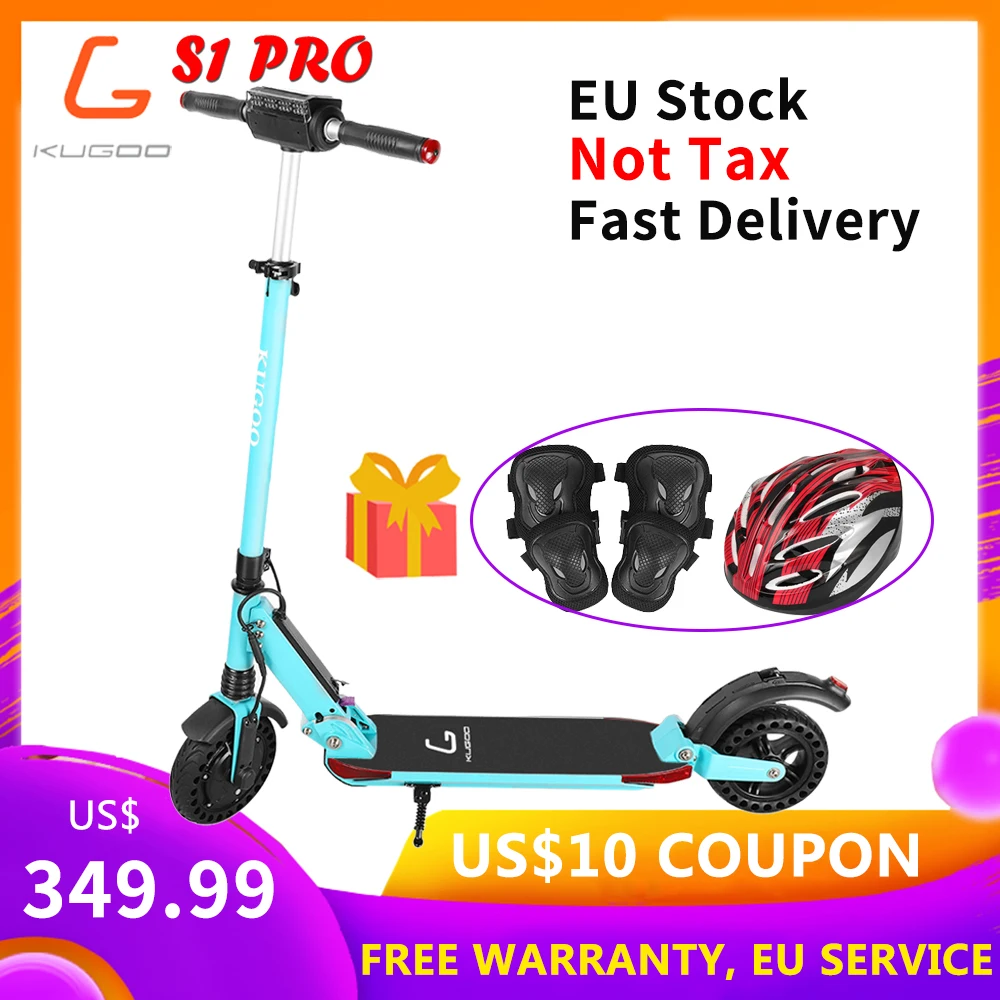 

[Poland Ship] KUGOO S1 PRO Folding Electric Scooter 7.5AH 30KM/H 350W Motor LCD Display M365 Smart scooter PK Ninebot