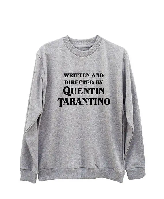 Женский свитшот Quentin Tarantino со смешным слоганом модный теплый Свитшот гранж tumblr с