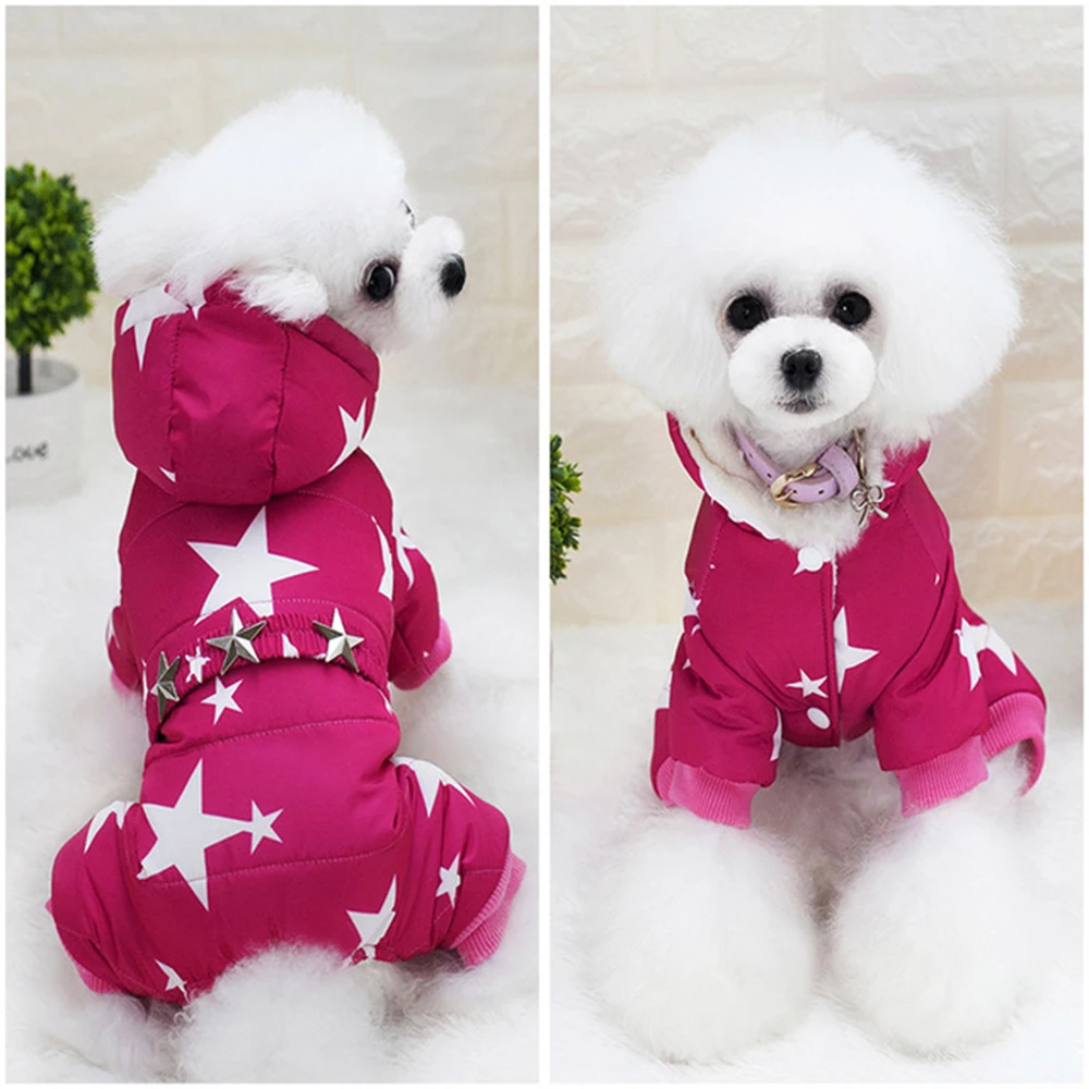 Yorkshire Йоркширский наряд Одежда для домашнее животное Чихуахуа собака водонепроницаемая куртка для питомца все звезды зимняя одежда для собак Одежда