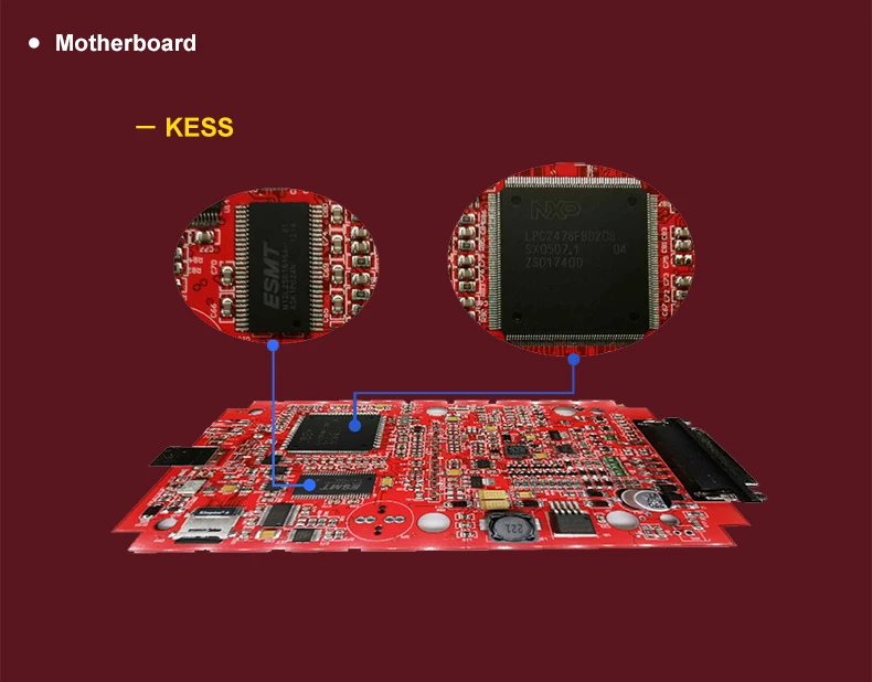 KESS Ktag K TAG V7.020 KESS V2 V5.017 ECU чип тюнинг инструмент красный PCB ECM Титан ECU OBD2 автомобиль/Грузовик программист Без маркера