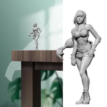 

1/35 50MM Model Kits Beauty Detective Resin Soldier Self-assembled White Mold Children Handmade Toy TD-2094
