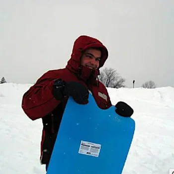 

For Adult Children Snow Sled Cold Roll Up Sand Grass Rolling Slider Pad Board Toy