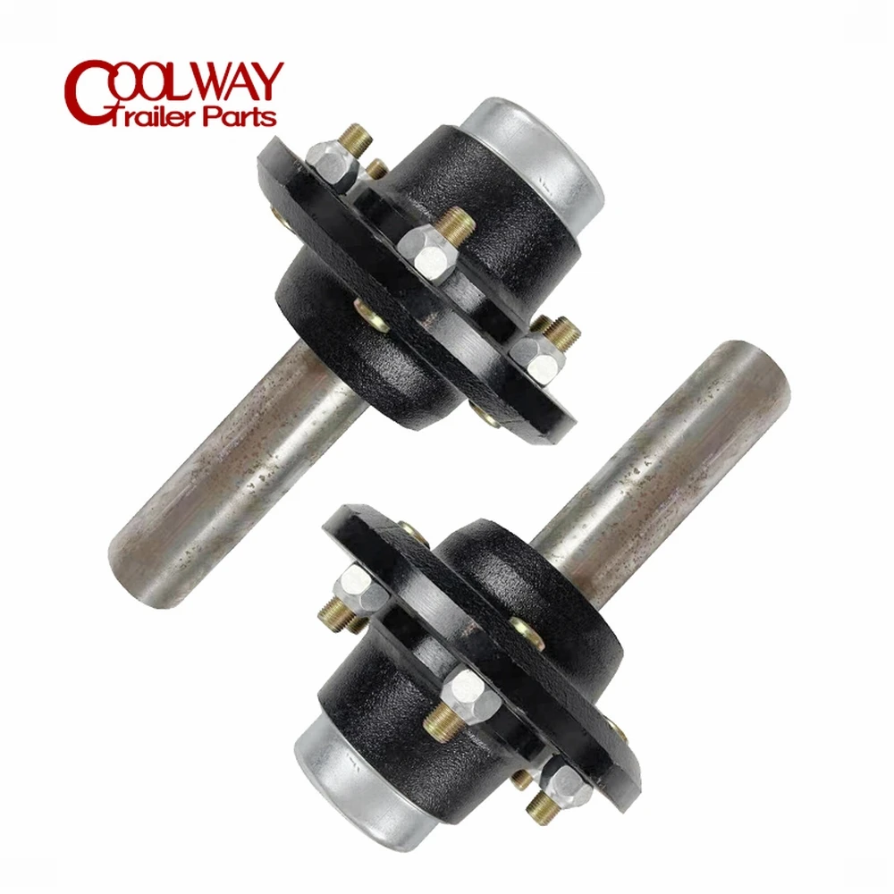 6-139.7 CAP 3500LBS Unbrake Trailer Half Axle Shaft Hubs Price For Pair RV Parts Camper Accessories Caravan Components