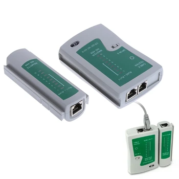 

OOTDTY Professional Cable Tester RJ45 RJ11 RJ12 CAT5 UTP LAN Cable Tester Networking Tool