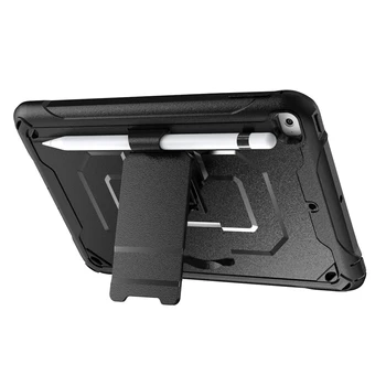 

for iPad Mini 5 Tablet PC Case TPU Shockproof Protective Back Cover with Pen Slot Tablet Stand Case