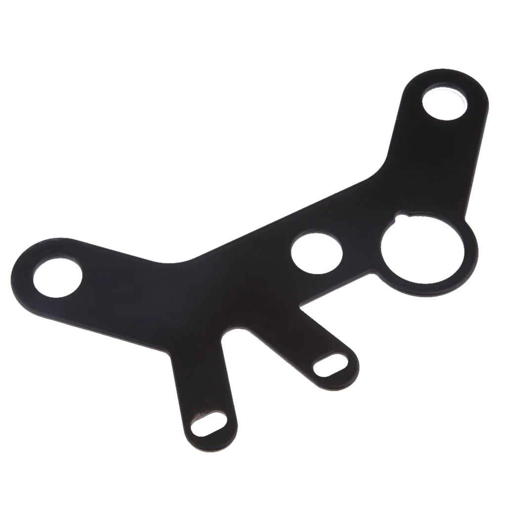 Black Motorcycle Instrument Bracket Speedometer Odometer Light Mount Holder