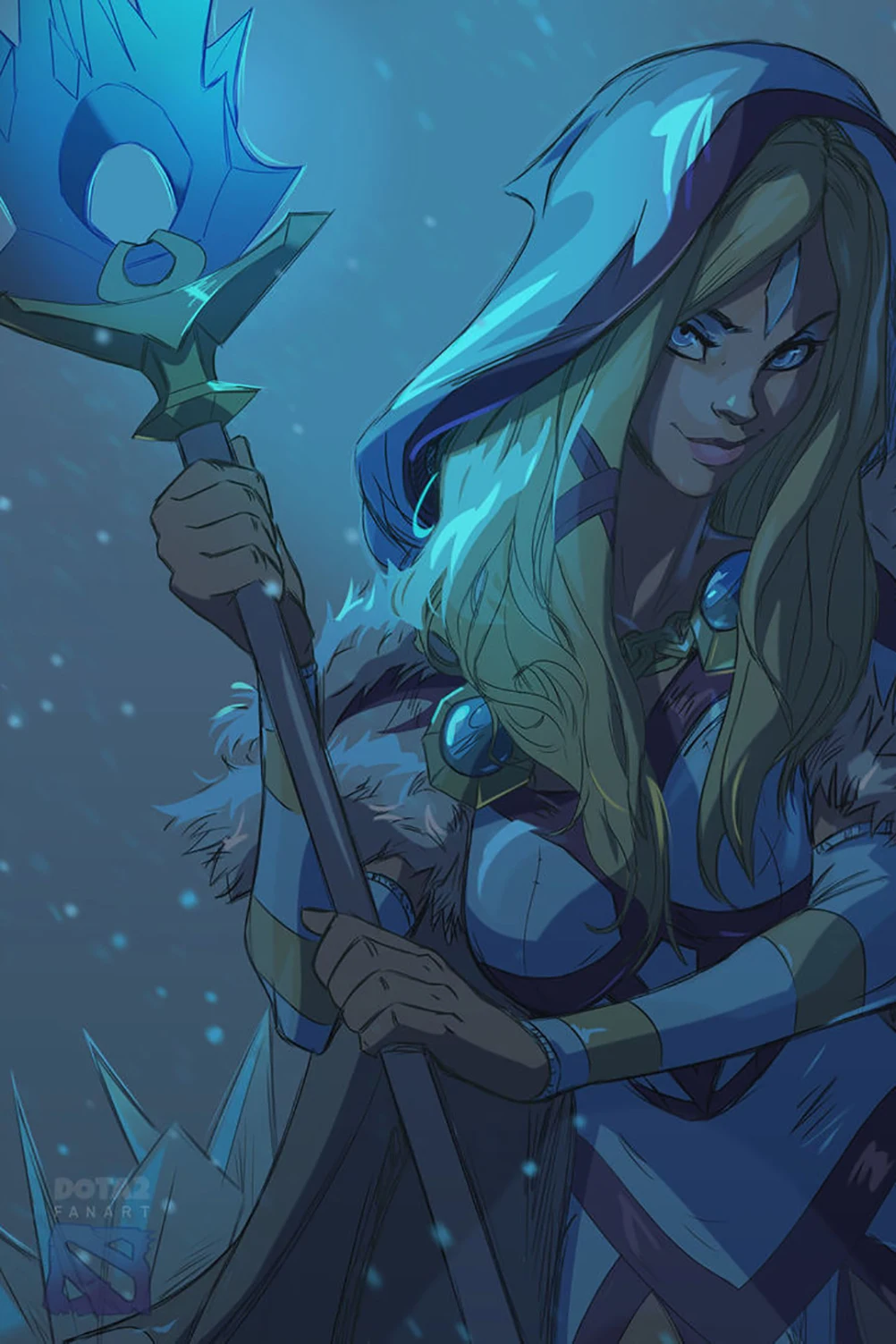 Цмка дота 2. Кристал мейден. Dota 2 Кристал мейден. Кристал мейден дота 2 арт. Кристал мейден из доты 2