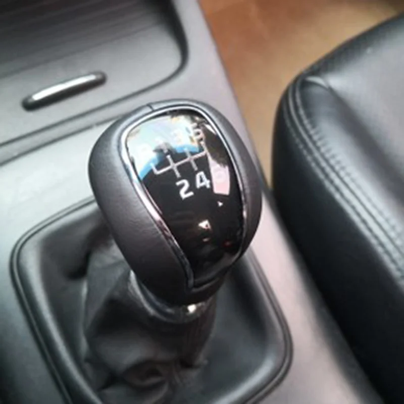 Автомобильный Стайлинг для Kia K3 K3S 2012 2013 ручная 6 скоростей рукоятка для рычага переключения передач гандбол Черный ABS кожа