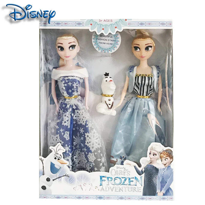 Оригинальная кукла Disney подвижная Кукла Эльза Анна Снежная королева Олаф детская