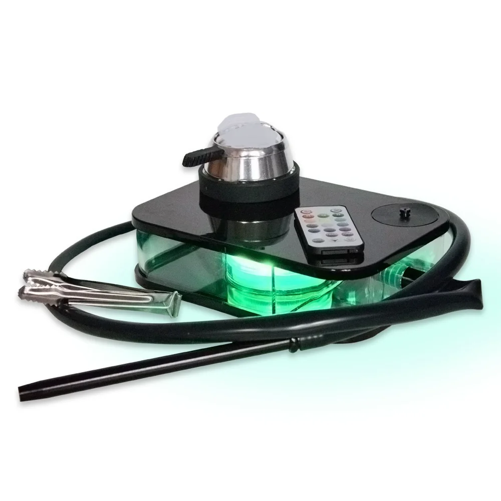 Acrylic Hookah Shisha Pipe Chicha Pipa LED Light Narguile Cachimba Nargile Bowl Hose Tongs Metal Charcoal Holder Accessories | Дом и сад