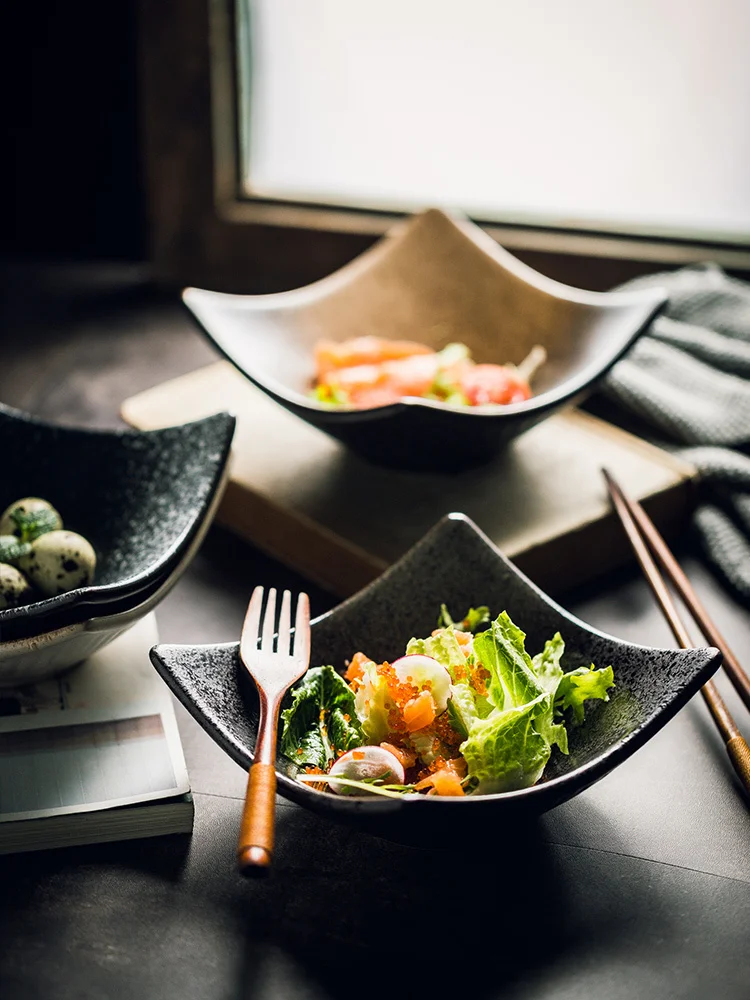 Японская кухня блюдо Керамика предварительно блюдо соуса в японском стиле посуда 6 дюймов маленькие блюдо сушеная фруктовая десертная тарелка для закусок