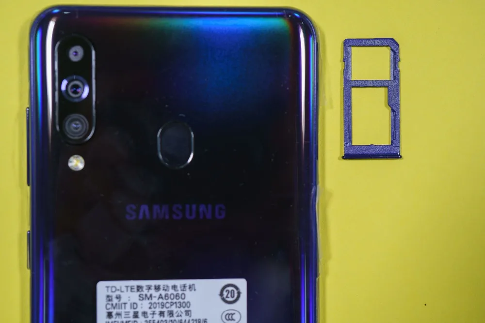 Samsung Galaxy A60 6GB NFC 6,3 дюймов полный скручитель Snapdragon 675 Восьмиядерный 6GB 3500mAh 32MP Camere сотовые телефоны