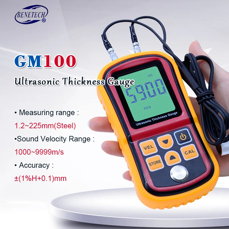 SAFE Digitale Diktemeter Nauwkeurig Tot 1/100 Millimeter Met Meetbereik Tot 10 Mm SAFE Digitale Diktemeter Nauwkeurig Tot 1/100 Millimeter Met Meetbereik Tot 10 Mm