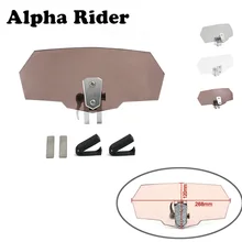 오토바이 조정 가능한 확장 앞 유리 스즈키 dl250 혼다 aprilia ducati 야마하 bmw r1200gs/s1000xr/f700gs/f800gs/g650(China)