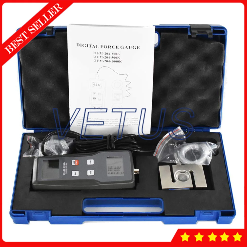 Force Measuring Instruments FM2041000K Digital Force Gauge for Push