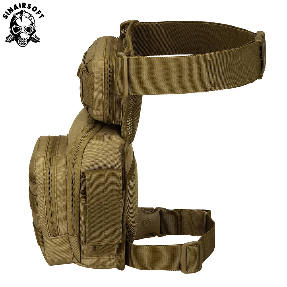Сумка Molle для леггинсов 1000D нейлоновая Водонепроницаемая Мужская тактическая