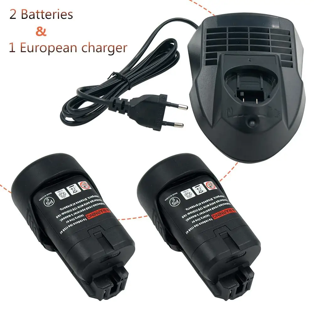 10.8V 12V Lithium Ion Battery Charger Replacement for Bosch BC330