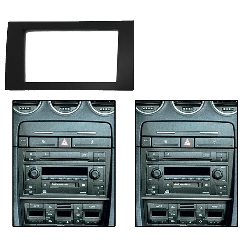 Двойной Дин Радио фасции для Audi A4 (B6) 2002 2006 (B7) 2007 Seat Exeo 2009 + стерео панель Dash CD