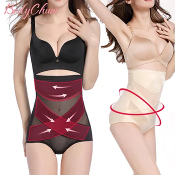 

High Waist Waist Trainer Firm Tummy Control Body Shaper Seamless Underwear Thong Butt Lifter Plus Size Sexy Shapewear Pants