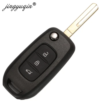 Keyforkessg custodia per chiave a vibrazione per auto per Renault Kadjar Captur simbolo Kaptur Megane Logan 2013- 2018 3BTN custodia a conchiglia per telecomando 3 Keyforkessg custodia per chiave a vibrazione per auto per Renault Kadjar Captur simbolo Kaptur Megane Logan 2013- 2018 3BTN custodia a conchiglia per telecomando - Jingyuqing custodia per chiave a vibrazione per auto per Renault Kadjar Captur simbolo Kaptur Megane