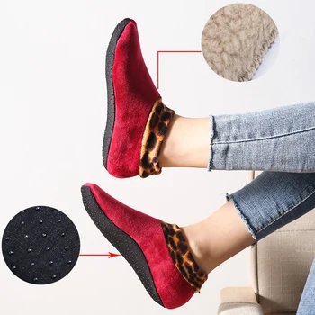 

Non Slip Socks Tile Wood Floors Anti-Skid Crew Grip Socks Warmth And Velvet Thickening Autumn And Winter For Adults NYZ