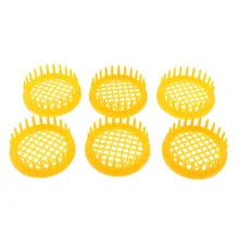 6 шт. пластиковая круглая игольчатая клетка для пчелиной матки инструмент для пчеловодства