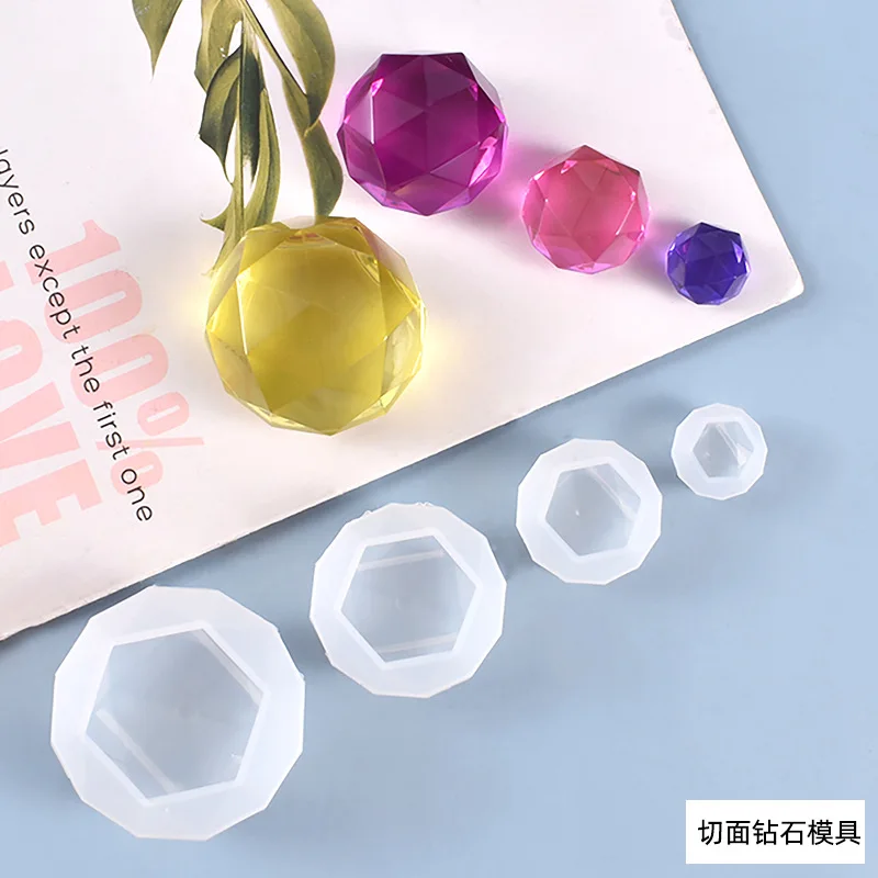 

Transparent Silicone Diamond Mold Decorative Craft DIY Cutting Shape Type Jewelry Moule Epoxy Resin Mold for Jewelry Making Tool