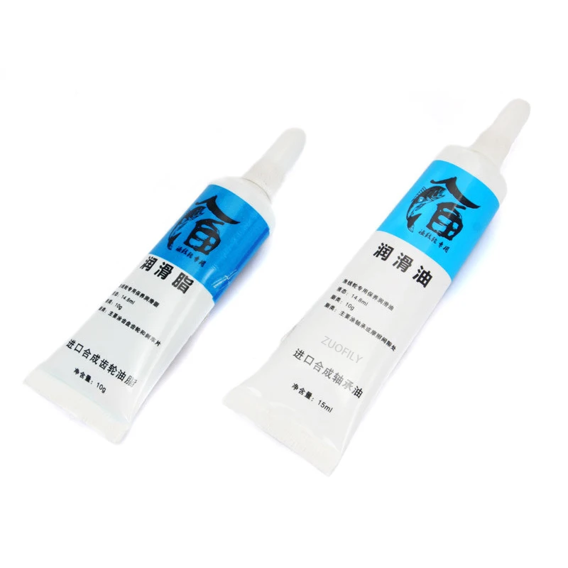 2pcs Fishing Reel Lubricant Oil Grease Reel Maintenance Oil And