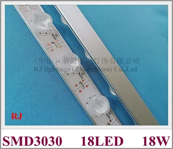 

led light bar with lens rigid strip module for lighting box SMD3030 1010mmX28mm 18 LED 18W DC12V aluminum IP65 waterproof