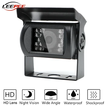 

Bus Trailer Truck Rear View Camera LED Parking Sensor Assistance Supportor IR Night Vision Monitor Auto Accessories Universal