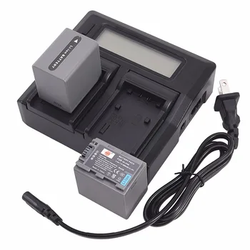

2PCS 3000mAh 7.4V NP-FP90 FP90 DSTE Battery Dual Charger for Sony DCR-DVD103 305 403 DCR-HC3 26 30 96 DCR-SR30 50E 60E 80E 100