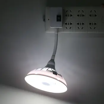 

Universal AU Plug 2in1 AC 110V 220V 12W Led Lamp and Cooling Fan Led Light Bulb For Home Office Night Market Factory