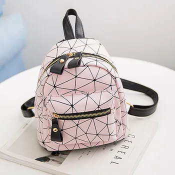

School Bag Backpack Fashion Outdoor Pu Women Student Leather Stereo Document Casual S Solid Color North American 2019 Winter