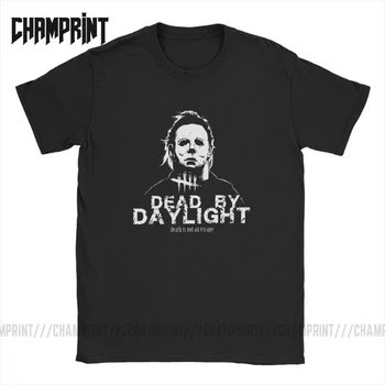 

Men Dead By Daylight Michael Myers T Shirts Horror The Dbd Trapper Killers Game Cotton Clothes Short Sleeve Tee Printed T-Shirts