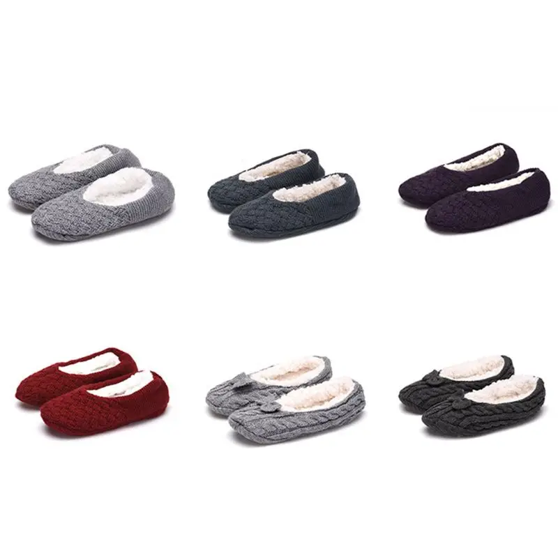 Женские пушистые тапочки; домашние короткие Нескользящие очень удобные носки